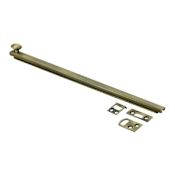 Deltana 12" Concealed Screw Surface Bolt Antique Brass