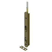 Deltana 18" Extension Flush Door Security Bolt Antique Brass