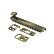 Deltana 4" Surface Bolt Antique Brass