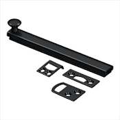 Deltana 6" Surface Bolt Black