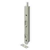 Deltana 7" Flush Door Security Bolt Satin Nickel
