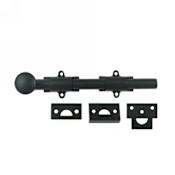 Deltana 8 Inch Long Surface Bolt Black
