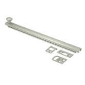 Deltana 8" Surface Bolt Satin Nickel