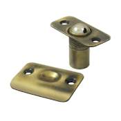 Deltana 2-1/8 Inch Tall Ball Cabinet Catch Antique Brass