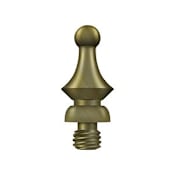 Deltana 5/16 Inch Diameter Windsor Tip Cabinet Hinge Final Antique Brass
