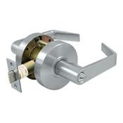 Deltana Clarendon Grade 2 Commercial Privacy Leverset from the Pro Series Brushed Chrome