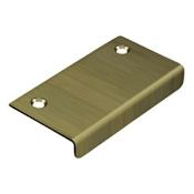 Deltana 1-1/2" x 3" Finger Cabinet Pull Antique Brass