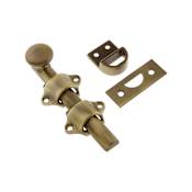 Deltana 4" Heavy Duty Dutch Door Bolt Antique Brass