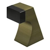 Deltana 2-1/2" Floor Mounted Convex Bumper Door Stop Antique Brass