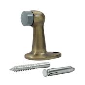 Deltana 2-1/2 Inch Floor Mounted Gooseneck Door Stop Antique Brass