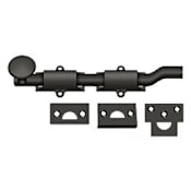Deltana Solid Brass 6" Offset Surface Bolt Oil Rubbed Bronze