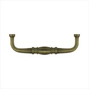 Deltana Colonial 4 Inch Center to Center Handle Cabinet Pull Antique Brass