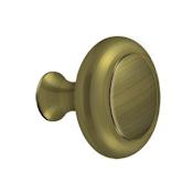 Deltana 1-3/4 Inch Mushroom Cabinet Knob Antique Brass