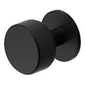 Deltana 1-3/8 Inch Mushroom Cabinet Knob Black