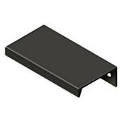 Deltana Manhattan 2-15/16 Inch Long Finger Cabinet Pull Oil Rubbed Bronze