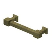 Deltana Manhattan 4 Inch Center to Center Bar Cabinet Pull Antique Brass