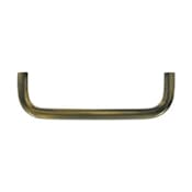 Deltana 4 Inch Center to Center Wire Cabinet Pull Antique Brass