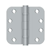 Deltana 4" x 4" Ball Bearing 5/8" Radius Corners Mortise Hinge - Pair Antique Brass