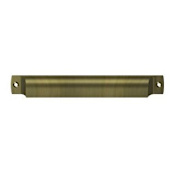 Deltana Shell 7-1/16 Inch Center to Center Cup Cabinet Pull Antique Brass