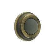 Deltana 1 Inch Wall Mounted Convex Bumper Door Stop Antique Brass