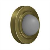 Deltana Wall Stop Door Stop, Diameter 2 3/8" Antique Brass