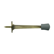 Deltana 3" Zinc Die-Cast Baseboard Door Bumper / Door Stop Antique Brass