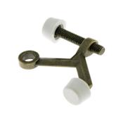 Deltana Zinc Die-Cast Adjustable Hinge Mounted Door Stop Antique Brass