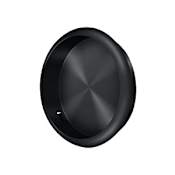 Deltana Solid Brass 2-1/2" Round Flush Mount Pull for Sliding Doors Black