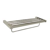 Deltana 24" Zinc / Aluminum Hotel Shelf  with Bracket from the ZA Series Chrome