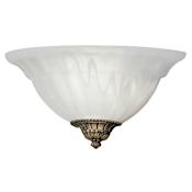 Designers Fountain 1 Light Wall Sconce with Scavo Glass and Accent Caps Assorted Finishes of Caps