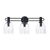 Designers Fountain Astra 3 Light 24" Wide Vanity Light Matte Black