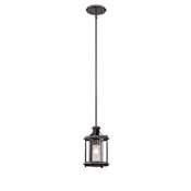 Designers Fountain Palencia 1 Light Mini Pendant Artisan Pardo Wash