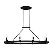 Designers Fountain Fiora 8 Light 36" Wide Chandelier Black