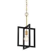 Designers Fountain Xander Single Light 11" Wide Pendant Aged Warm Brass