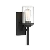 Designers Fountain Jedrek 13" Tall Wall Sconce Black