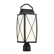 Designers Fountain Ethan 4 Light 20" Tall Outdoor Single Head Post Light Black