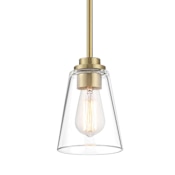 Designers Fountain Westin 5" Wide Mini Pendant Brushed Gold