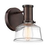 Designers Fountain Carson 8" Tall Bathroom Sconce Satin Copper Bronze
