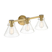 Designers Fountain Willow Creek 3 Light 25" Wide Vanity light Brushed Gold