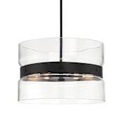 Designers Fountain Midnight LA 6 Light 15" Wide Pendant Matte Black