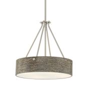 Designers Fountain Erba 3 Light 16" Wide Mini Pendant Brushed Nickel