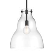 Designers Fountain Lakeview 14" Wide Pendant Matte Black