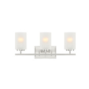 Designers Fountain Carmine 3 Light 21" Wide Bathroom Vanity Light Brushed Nickel