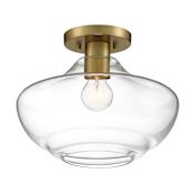 Designers Fountain Emma 12" Wide Flush Mount Urn Ceiling Fixture Brushed Gold
