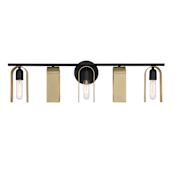 Designers Fountain U Turn 5 Light 32" Wide Vanity Light Matte Black