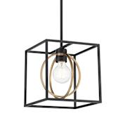 Designers Fountain Kew Gardens 10" Wide Pendant Matte Black