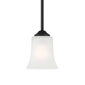 Designers Fountain Bronson 6" Wide Mini Pendant Matte Black