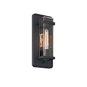 Designers Fountain Pearl Street 16" Tall Wall Sconce Black