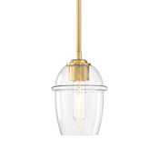 Designers Fountain Summer Jazz 6" Wide Mini Pendant Brushed Gold