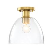 Designers Fountain Indigo 10" Wide Semi-flush Ceiling Fixture Brushed Gold